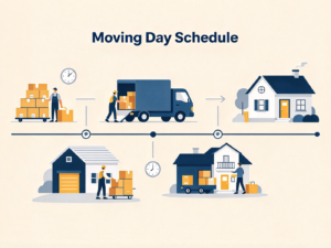 Moving Day Schedule Planner